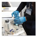 Disposable Gloves | Ammex APFN44100 9.5 in. Long 3 mil Powder-Free Nitrile Exam Gloves - Medium/Light Blue (1000/Carton) image number 4