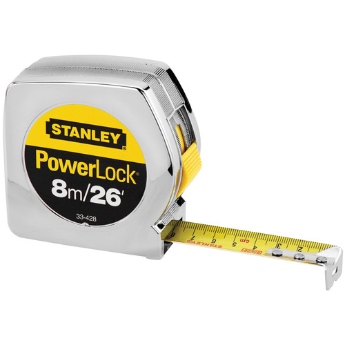 Tape Measures | Stanley 33-428 26 ft./8m PowerLock Classic Tape Rule image number 0