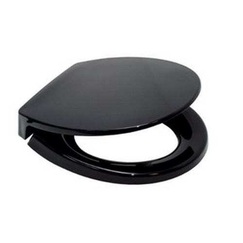 Toilet Seats | TOTO SS113#51 SoftClose Round Polypropylene Closed Front Toilet Seat & Cover (Ebony) image number 0