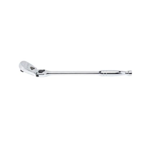 Ratchets | GearWrench 81362 1/2 in. Drive Full Polish Locking Flex Head Teardrop Ratchet - 17 in. image number 0