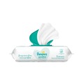 Office Jansan | Pampers 80741436 1-Ply 6.8 in. x 7 in. Unscented Sensitive Baby Wipes - White (8/Carton) image number 2