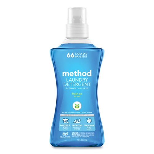 Cleaning & Janitorial Supplies | Method 318025 53.5 oz Laundry Detergent - Fresh Air Scent (4/Carton) image number 0