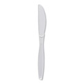 Cutlery | Boardwalk BWKKNIFEHWPPWH Heavyweight Polypropylene Knife Cutlery - White (1000/Carton) image number 1