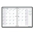 Calendars & Planners | House of Doolittle 26302 11 in. x 8.5 in. 14-Month (Jul 2025-Aug 2026) Wirebound Academic Monthly Planner - Black Cover image number 1