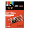 Food Service | KIND 27961 0.7 oz Minis - Peanut Butter Dark Chocolate (10/Pack) image number 0