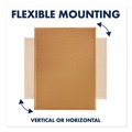 Office Jansan | Quartet 303 36 in. x 24 in. Classic Series Cork Bulletin Board - Tan Surface, Oak Fiberboard Frame image number 3
