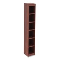 Office Filing Cabinets & Shelves | Alera ALEVA67212MC 11.81 in. x 11.81 in. x 71.73 in. Valencia Series 6 Shelf Narrow Profile Bookcase - Medium Cherry image number 0