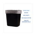 Trash Bags | Boardwalk Z4824RNKR01 24 in. x 23 in. 10 gal. 6 microns High-Density Can Liners - Natural (50 Bags/Roll, 20 Rolls/Carton) image number 5