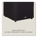 Trash & Waste Bins | Rubbermaid Commercial 2078980 Sustain 23 gal Metal/Plastic Decorative Refuse with Recycling Lid - Black/Blue image number 2