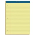 Cleaning & Janitorial Supplies | TOPS 63383 8.5 x 11.75 Double Docket Ruled Pads with Extra Sturdy Back - Canary-Yellow (100-Sheets/Pad) image number 0