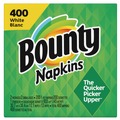 Tabletop and Serveware | Bounty 80335351 12.1 in. x 12 in. 2-Ply Quilted Napkins - White (4/Carton) image number 2