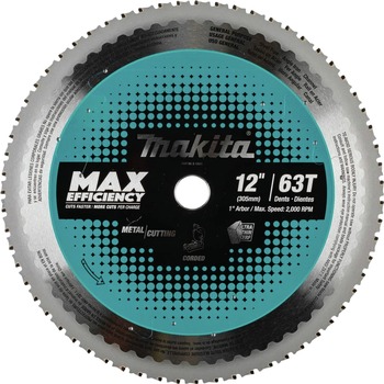 Makita 12 in. 63T Carbide-Tipped Max Efficiency Saw Blade