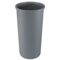 Trash & Waste Bins | Rubbermaid Commercial FG354600GRAY 22 Gallon Round Plastic Untouchable Waste Container - Gray image number 0