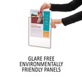Office Jansan | Durable 554210 10 in. x 5.88 in. x 13.5 in. 10 Panels SHERPA Desk Reference System - Gray Borders image number 8