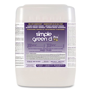 Simple Green 5 Gallon d Pro 5 Disinfectant - Unscented