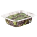 Labor Day Sale! Save $30 off $199! | Dart C32DLR ClearPac 6.5 in. x 7.5 in. Flat Plastic Container Lids - Clear (504/Carton) image number 2