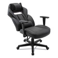  | Alera BT51593GY 15.91 in. to 19.8 in. Seat Height Racing Style Ergonomic Gaming Chair - Black image number 7
