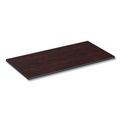 Office Jansan | Alera ALETT4824CM 47.63 in. x 23.63 in. Rectangular Reversible Laminate Table Top - Medium Cherry/Mahogany image number 3