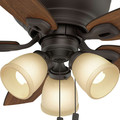 Ceiling Fans | Casablanca 53188 44 in. Durant 3 Light Maiden Bronze Ceiling Fan with Light image number 9