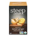 Food Service | Bigelow RCB17704 1.6 oz. Tea Bag steep Tea - Lemon Ginger (20/Box) image number 1