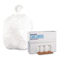 Just Launched | Boardwalk H7658HWKR01 60 Gallon 38 in. x 58 in. Low-Density Waste Can Liners - White (100/Carton) image number 1