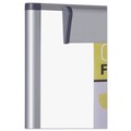 Office & Office Supplies | MasterVision QR5203 35.4 in. x 47.2 in. 80 in. Tall Vertical Orientation Revolver  - Silver Aluminum Frame image number 2