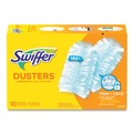 Cleaning & Janitorial Supplies | Swiffer 21459 Dusters Unscented Cleaner Refills - Light Blue (10-Piece/Box, 4 Boxes/Carton) image number 0