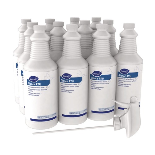 All-Purpose Cleaners | Diversey Care 04705. Glance 32 oz. Spray Bottle Glass and Multi-Surface Cleaner - Original (12/Carton) image number 0