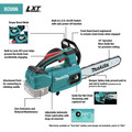 Chainsaws | Makita XCU06SM1 18V LXT Brushless Lithium-Ion 10 in. Cordless Top Handle Chain Saw Kit (4 Ah) image number 13