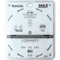 Makita B-66977 10 in. 80T Carbide-Tipped Max Efficiency Miter Saw Blade image number 4