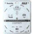 Miter Saw Blades | Makita B-66977 10 in. 80T Carbide-Tipped Max Efficiency Miter Saw Blade image number 4