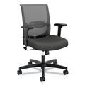  | HON HONCMZ1ACU19 16.5 in. to 21 in. Seat Height Supports Up to 275 lbs. Convergence Mid-Back Task Chair with Swivel-Tilt - Iron Ore Seat, Black Back/Base image number 0