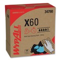 Office Jansan | WypAll 34790 General Clean X60 POP-UP Box 8.34 in. x 16.8 in. Cloths - White (126/Box) image number 0