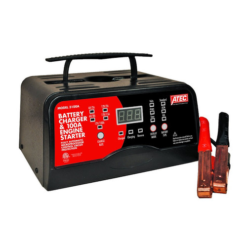 Battery Chargers | Associated Equipment 3100 Portable Smart Charger 6V/12V Full-Rate Charger & 100A Engine Start image number 0