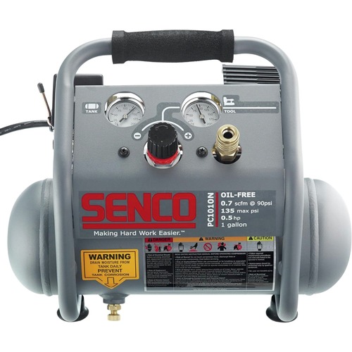 Portable Air Compressors | SENCO PC1010N 1/2 HP 1-Gallon Finish and Trim Air Compressor image number 0
