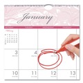 Calendars & Planners | House of Doolittle 3671 12-Month (Jan-Dec): 2026 12 in. x 12 in. Breast Cancer Awareness Artwork Recycled Monthly Wall Calendar - White/Pink/Gray Sheets image number 2