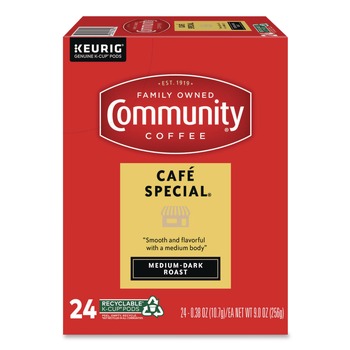 Community Coffee 5000374325 K-Cup - Cafe Special (24/Box)