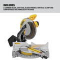 Miter Saws | Dewalt DWS715 120V 15 Amp 12 in. Corded Single Bevel Compound Miter Saw image number 1