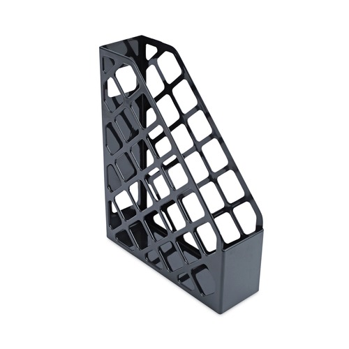Customer Appreciation Sale - Save up to $60 off | Universal UNV08118 11-3/4 in. x 3 in. x 9-1/2 in. Recycled Plastic Magazine File - Black image number 0