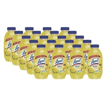 LYSOL Brand 10.75 oz. Bottle Clean and Fresh Multi-Surface Disinfectant Cleaner - Sparkling Lemon and Sunflower Essence (20/Carton)