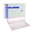 Trash Bags | Boardwalk V8046MNKR04 40 in. x 46 in. 45 gal. 11 mic High-Density Can Liners - Natural (250/Carton) image number 1