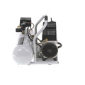Portable Air Compressors | Quipall 2-1-SIL-AL 1 HP 2 Gallon Oil-Free Hotdog Air Compressor image number 1