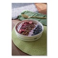 Food Trays, Containers, and Lids | Eco-Products EP-BSC32S-GS GreenStripe 7.28 in. Diameter x 2.48 in. 32 oz. Paper Food Containers - White (300/Carton) image number 6