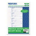 Office Jansan | Rediform 8L818 7 in. x 2.75 in. 3-Part Carbonless Hardcover Money Receipt Book image number 1