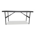  | Iceberg 65377 IndestrucTable 60 in. x 24 in. x 29 in. Classic Folding Table - Charcoal image number 2