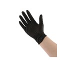 Work Gloves | Boardwalk BWK396XLBX 4.4 mil Disposable Powder-Free General Purpose Nitrile Gloves - X-Large, Black (100/Box) image number 8