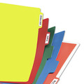 Office Jansan | Avery 23084 11 x 8.5 Heavy-Duty Plastic Dividers with Multicolor Tabs and White Labels - Assorted (8-Pieces/Set) image number 2