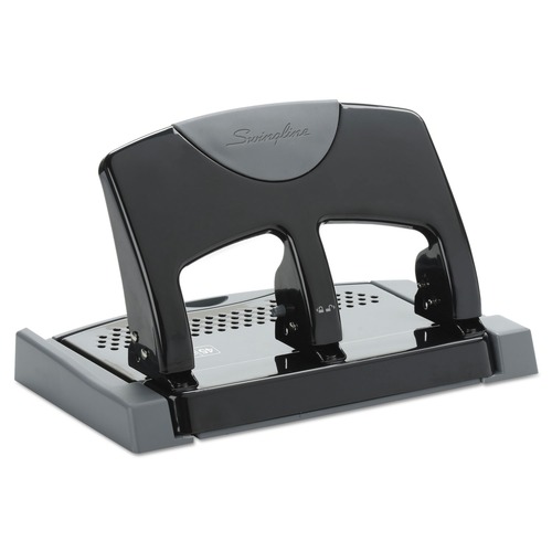 Office Jansan | Swingline A7074136 45-Sheet SmartTouch 3-Hole Punch 9/32 in. Holes - Black/Gray image number 0