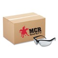  | MCR Safety KD119 Klondike Safety Glasses - Matte Black Frame Clear Mirror Lens (12/Box) image number 0