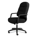 Office & Office Supplies | HON H2091.H.CU10.T 17 in. - 21 in. Seat Height Pillow-Soft 2090 Series Executive High-Back Swivel/Tilt Chair Supports Up to 300 lbs. - Black image number 9